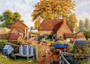 legpuzzel Autumn on the Farm 1000 stukjes - Afbeelding 3