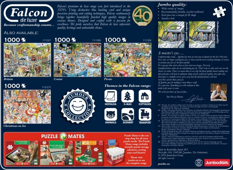 legpuzzel Falcon The Sunflower Garden 1000 stukjes - Afbeelding 3