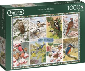 legpuzzel Falcon Winter Birds 1000 stukjes