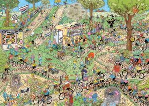 legpuzzel Jan van Haasteren WK Veldrijden 1000 stukjes - Afbeelding 2