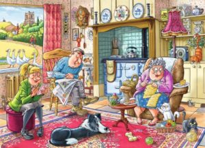 legpuzzel Wasgij Mystery - Kabaal in de keuken! 1000 stukjes - Afbeelding 2