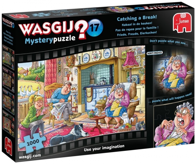 legpuzzel Wasgij Mystery - Kabaal in de keuken! 1000 stukjes