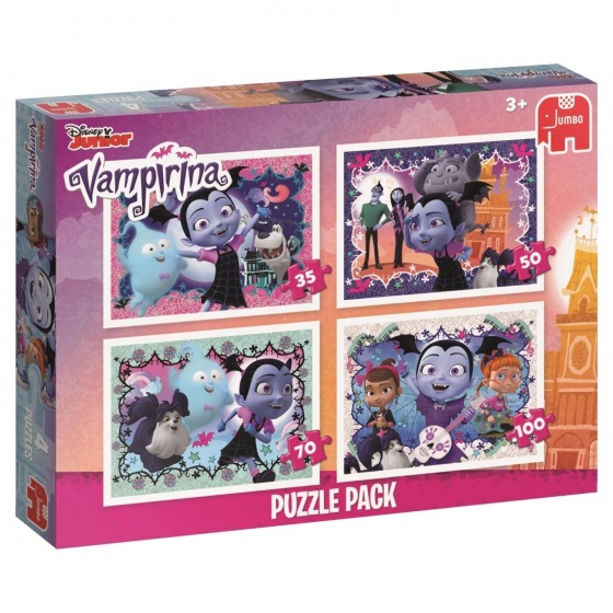 Puzzel Vampirina 4-in-1 35/50/70/100 stukjes