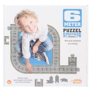 vloerpuzzel snelweg/spoorweg 6 meter zwart 23-delig - Afbeelding 2