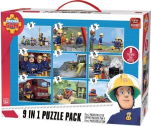 legpuzzel 9-in-1 Brandweerman Sam 12-50 stukjes