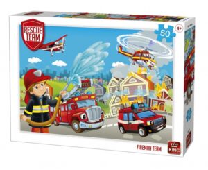 legpuzzel Rescue Team Fireman Team 50 stukjes