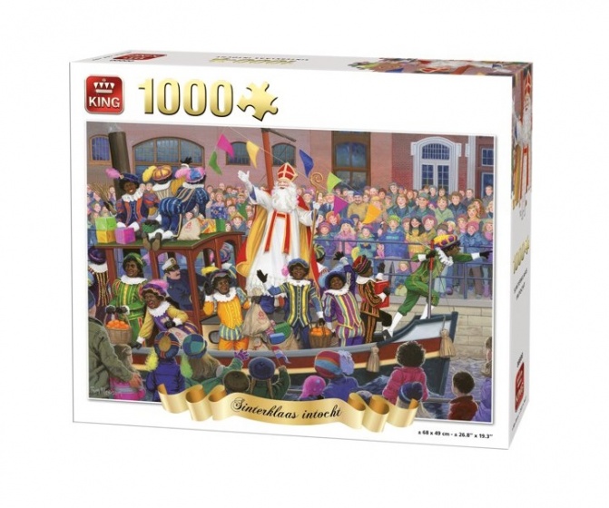 papier onderwerp het laatste legpuzzel Sinterklaas Intocht 1000 Stukjes – Gek op Puzzels