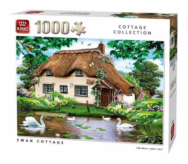 legpuzzel Swan Cottage 1000 stukjes