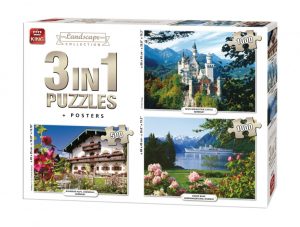 legpuzzels 3-in-1 Landscape Collection 500 - 1000 stukjes