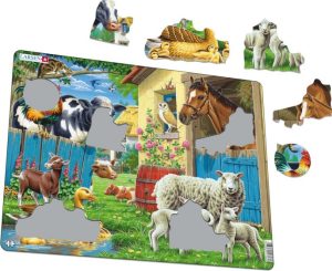 legpuzzel Maxi Boerderijdieren 23 stukjes - Afbeelding 2