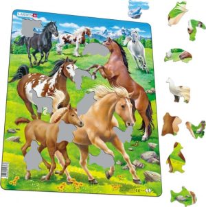 legpuzzel Maxi Paarden 65 stukjes - Afbeelding 2