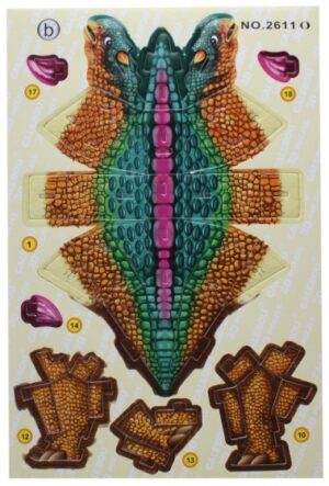 3D puzzel ankylosaurus 18 stukjes