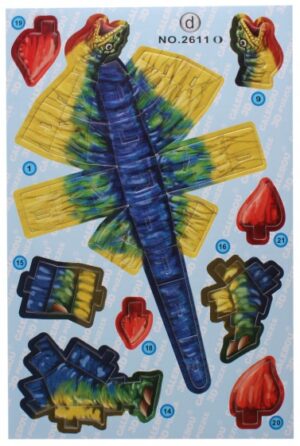3D puzzel stegosaurus 21 stukjes