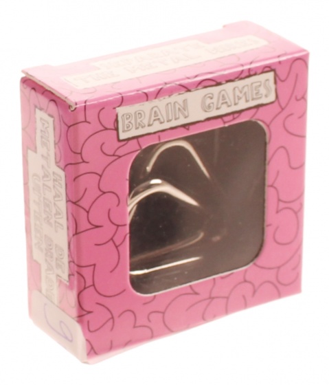 breinbreker Brain Games 5 x 5 cm donkerroze