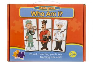 wie ben ik? 20 legpuzzels multicolor