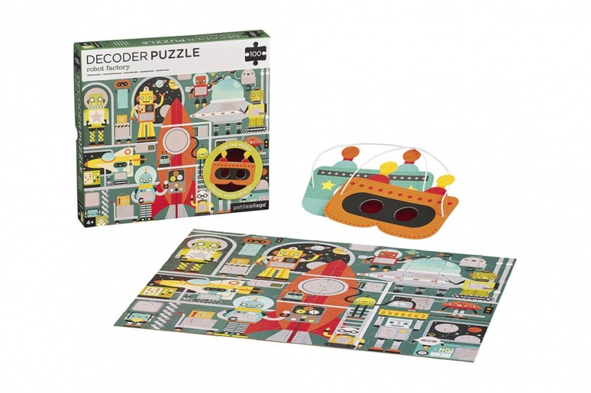 legpuzzel Robotfabriek 38 x 47 cm 100-delig