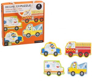 mijn eerste puzzels: reddingswagens 4 puzzels - Afbeelding 3