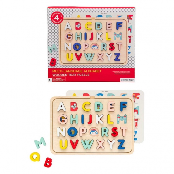 vormenpuzzel ABC 31 cm 26-delig multicolor - Afbeelding 4