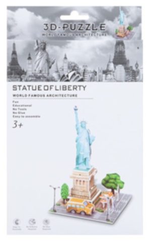 3D-Puzzel Statue of Liberty foam 26 stukjes