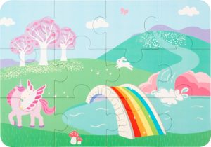 speelset Unicorn in een koffer meisjes 12-delig - Afbeelding 2