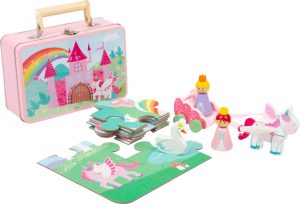 speelset Unicorn in een koffer meisjes 12-delig - Afbeelding 3