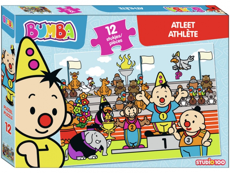 puzzel Bumba als atleet junior 12 stukjes