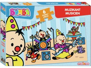 puzzel Bumba als muzikant junior 6 stukjes