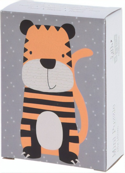 mini puzzel 18 x 13 cm tijger