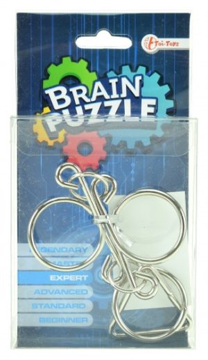 Brain Puzzle hersenkraker expert zilver/blauw