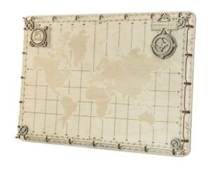 Houten 3D-puzzel wereldkaart punten