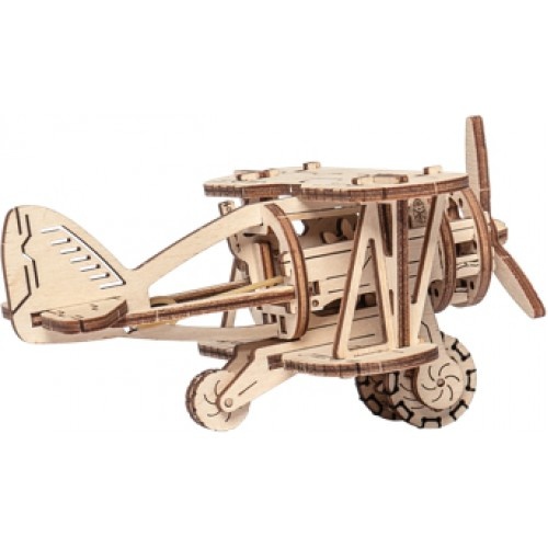 Houten 3D-puzzel vliegtuig - Afbeelding 2