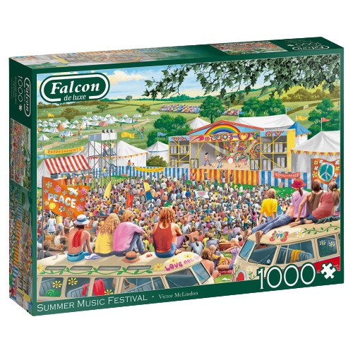 puzzel Summer Music Festival 37 cm karton 1000 stukjes